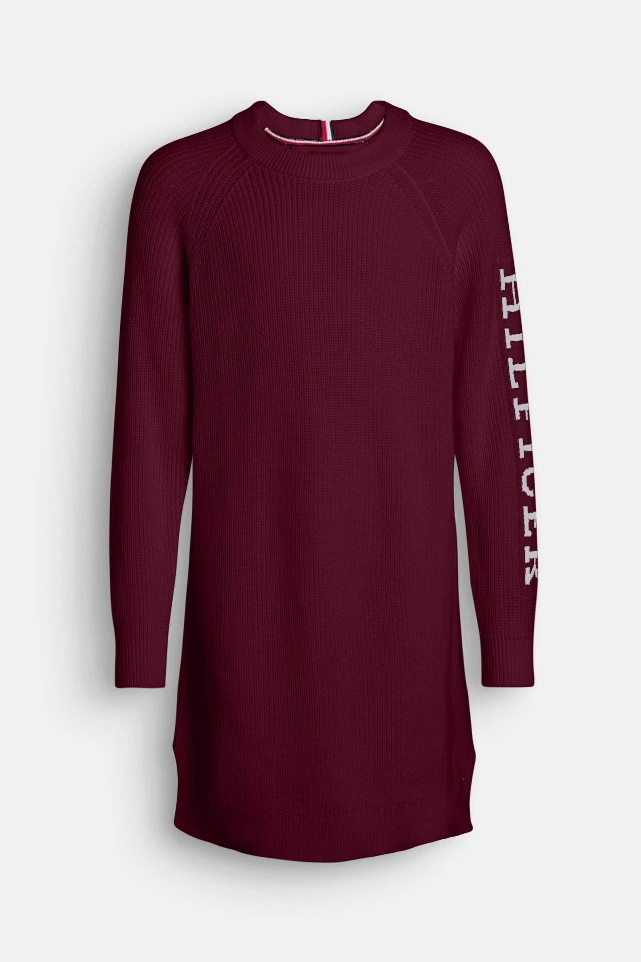 TOMMY HILFIGER Strickkleid weinrot, Bild 1