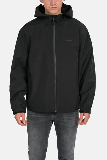 CALVIN KLEIN Regenjacke schwarz