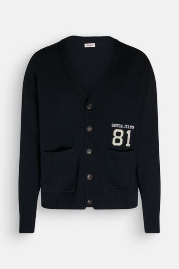 GUESS Strickjacke navy