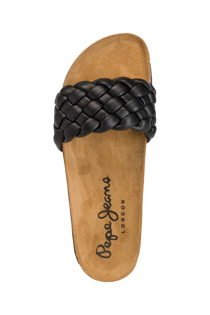 Sandales Femme Pepe Jeans Oban Clever W - Semelle Liège, Boucle Unique, Doublure Daim