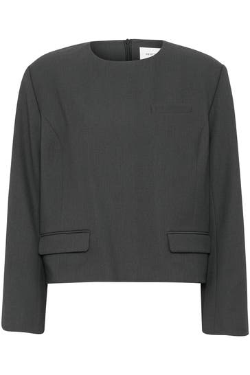 GESTUZ Blusentop 'Auriel' anthrazit