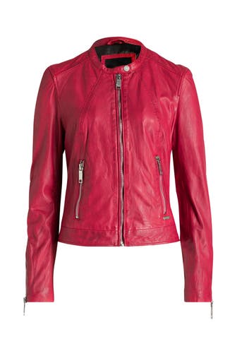 MAZE Lederjacke 'Greneda' rot