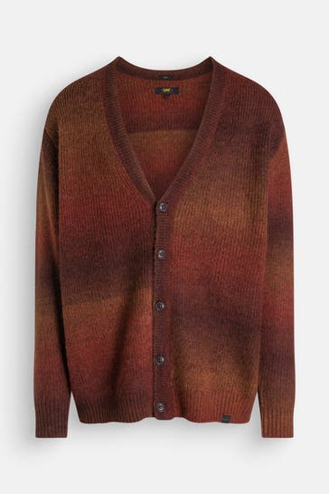 LEE Strickcardigan rotbraun