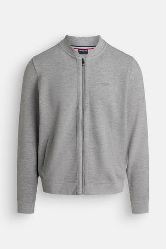 HECHTER Paris Sweatjacke hellgrau