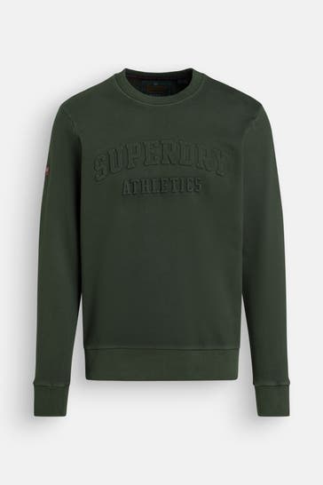 SUPERDRY Sweatshirt dunkelgrün