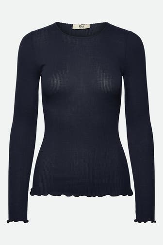 RM BY ROSEMUNDE Longsleeve 'Balta' nachtblau