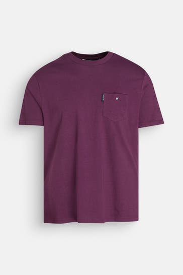 BEN SHERMAN T-Shirt pflaume
