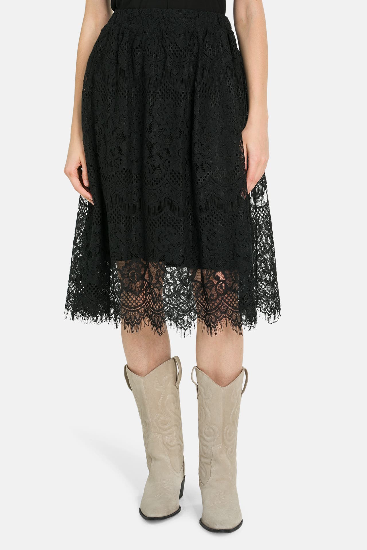 LOLLYS LAUNDRY Midirock 'Ever' schwarz, Bild 1