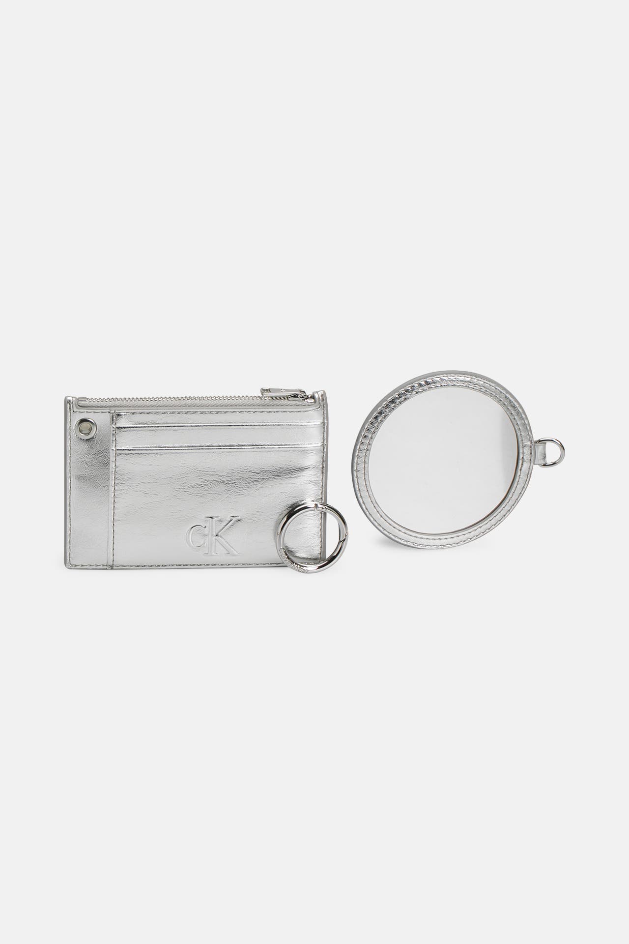CALVIN KLEIN Kartenetui silber, Bild 1