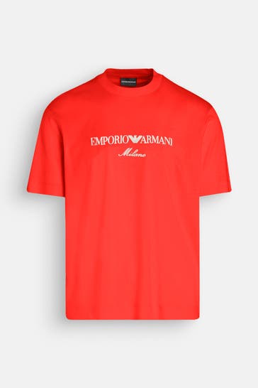 EMPORIO ARMANI T-Shirt dunkelorange