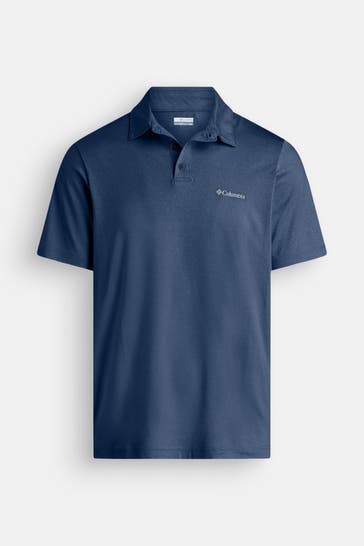 COLUMBIA Polo-Shirt 'Parsons Point' blaugrau