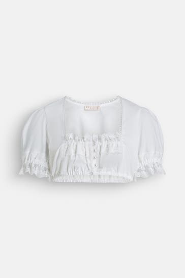 KRÜGER Dirndlbluse 'Nola' weiß