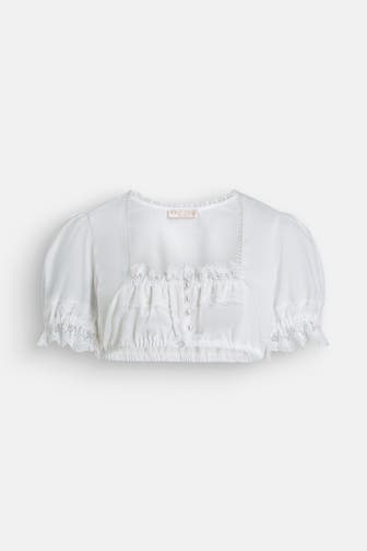 KRÜGER Dirndlbluse 'Nola' weiß