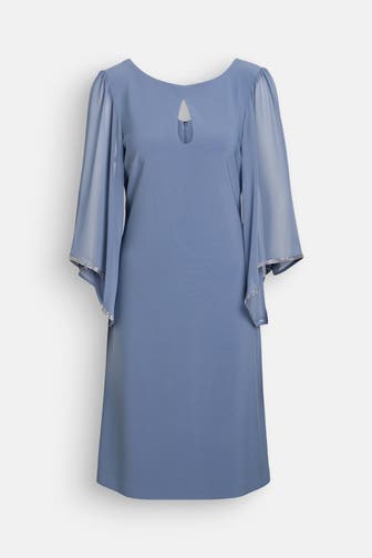 JOSEPH RIBKOFF Kleid taubenblau