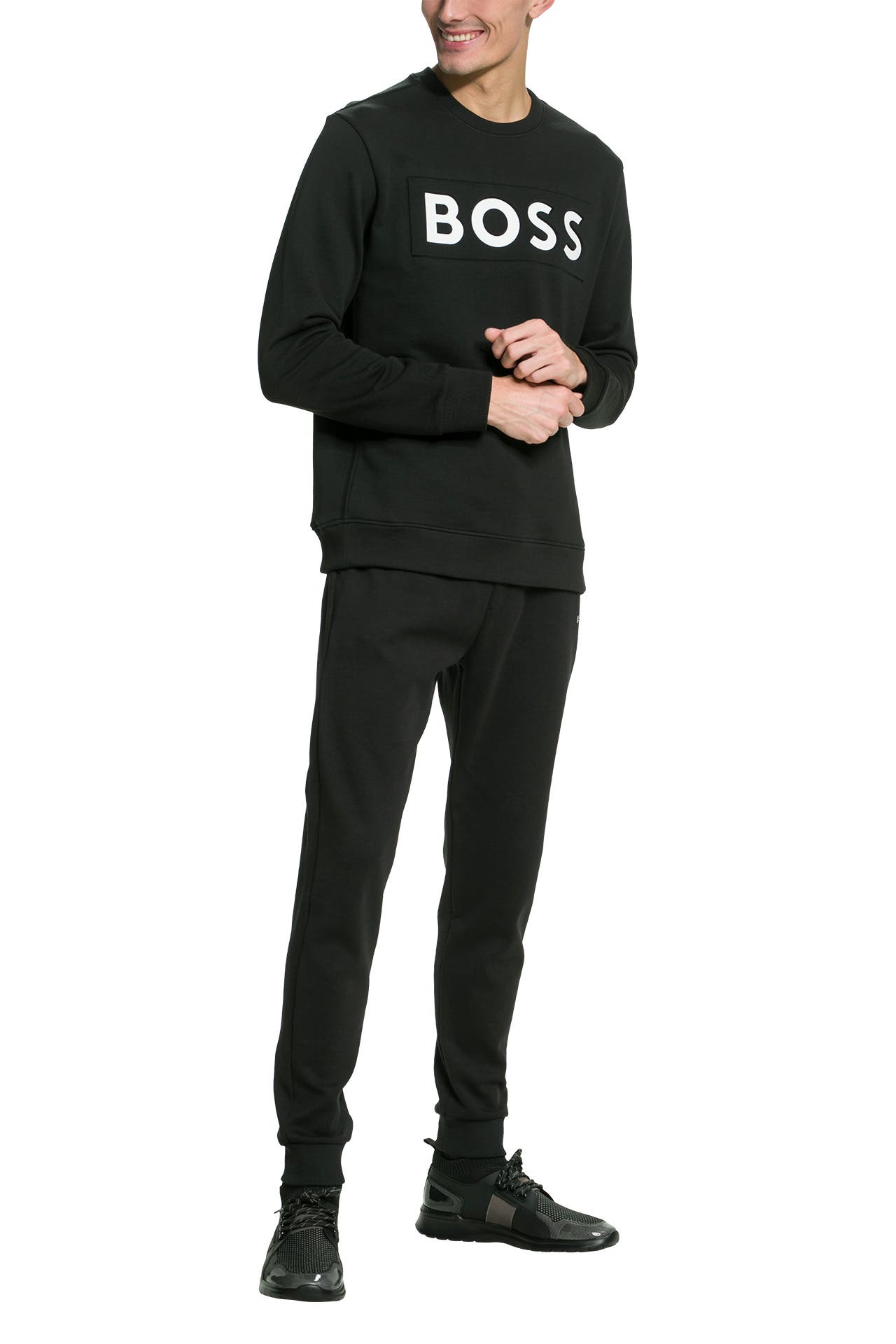 BOSS GREEN Sweatshirt 'Salbo' schwarz, Bild 1