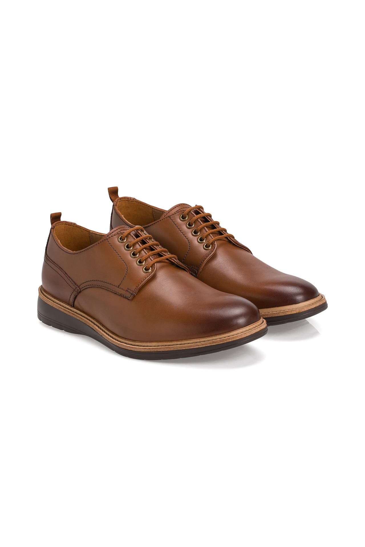 Clarks Derbys Pet voor heren, zwart leder, 46 EU