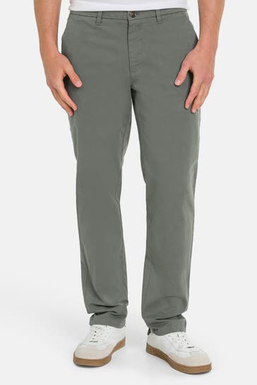 HECHTER Paris Chino graugrün straight