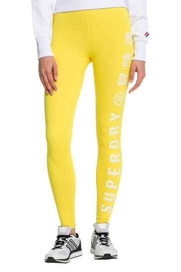 SUPERDRY Tights gelb