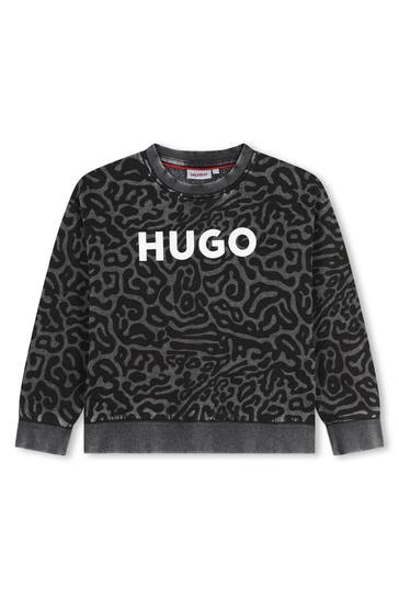 HUGO Sweatshirt gemustert