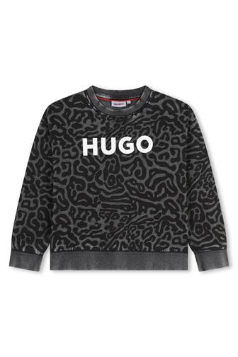 HUGO Sweatshirt gemustert