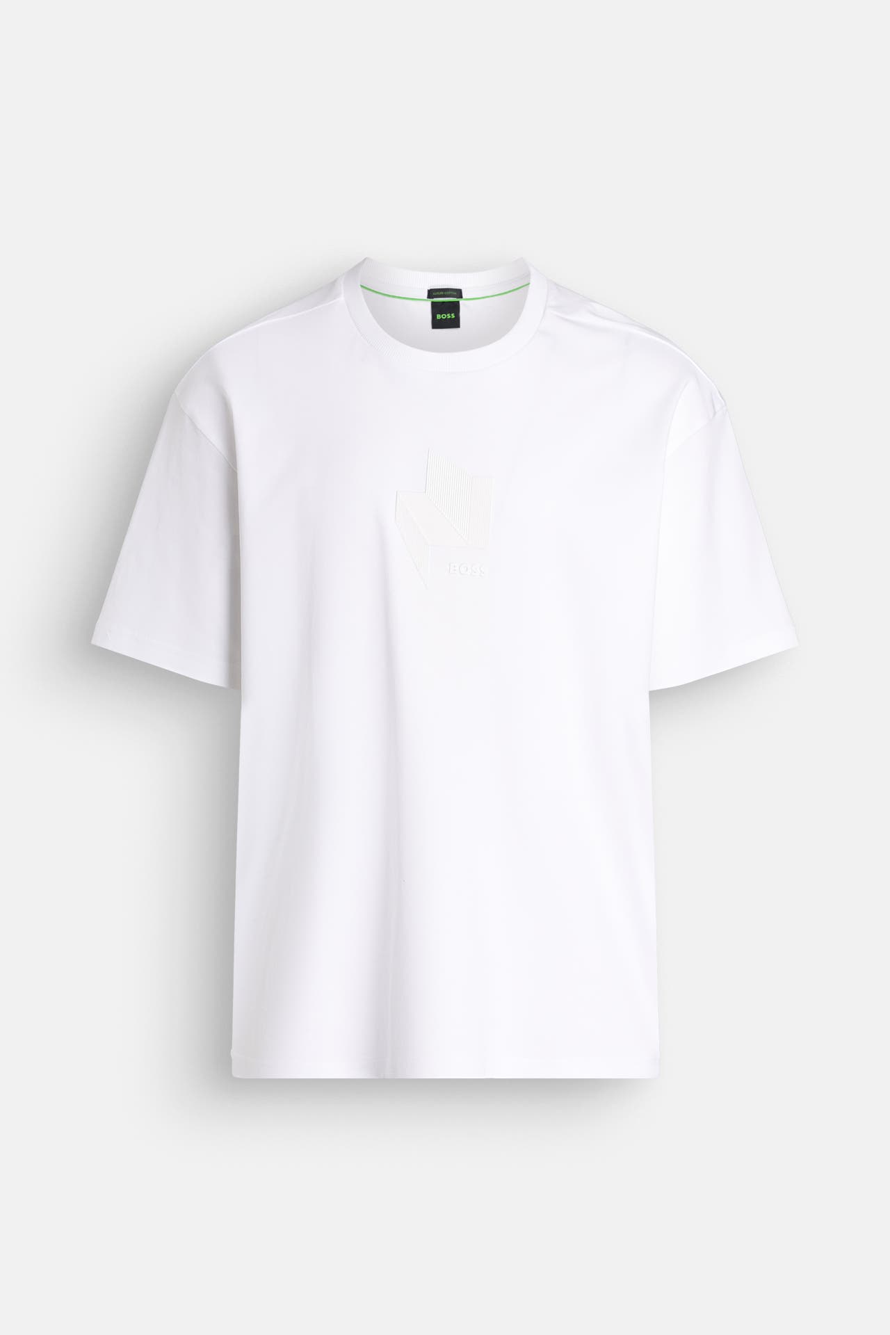 BOSS GREEN T-Shirt 'Mirror' weiß, Bild 1