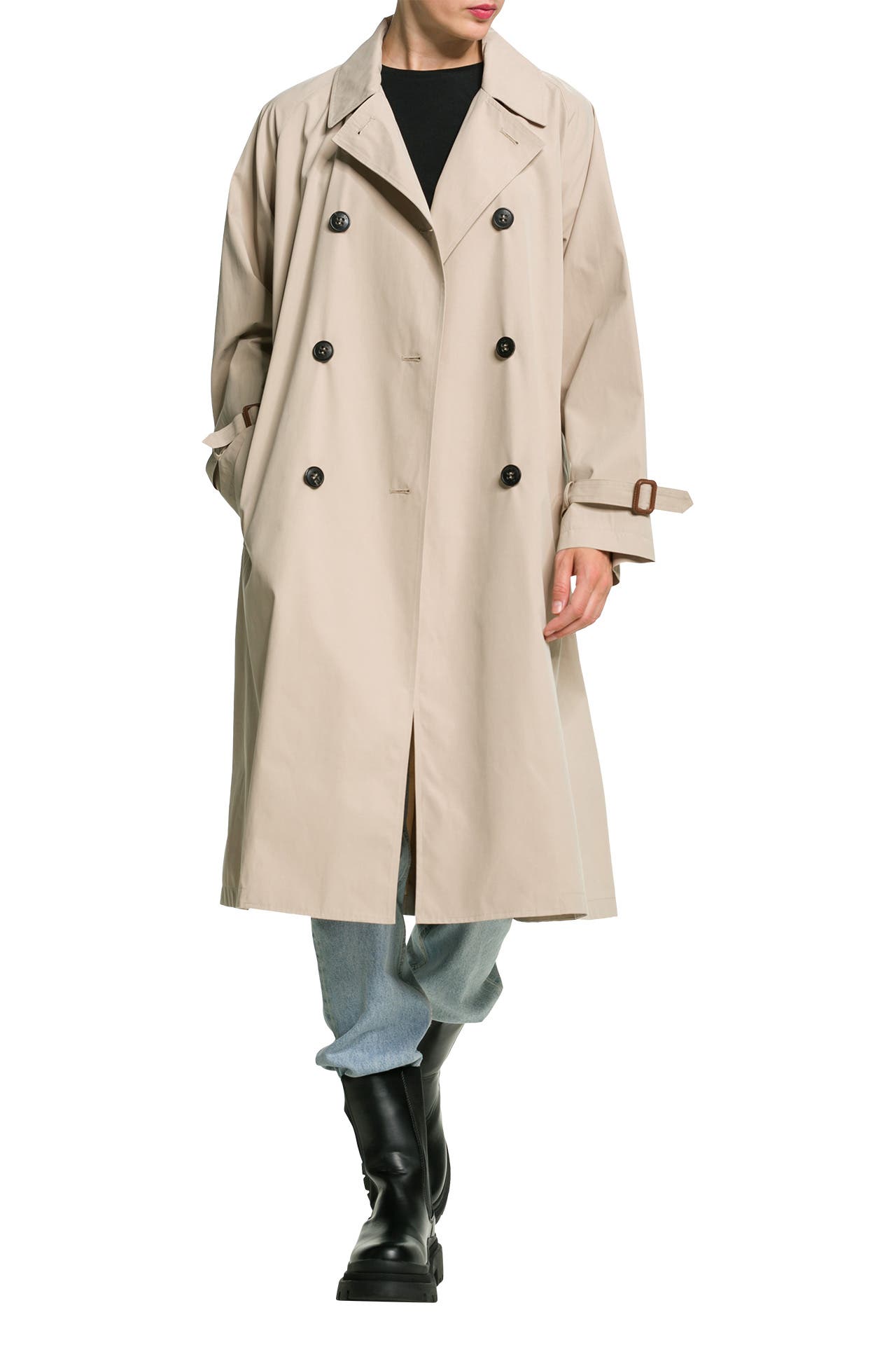 新品同様✨　ポールスミス　トレンチコート　ベージュ　柄　42 レディース　レザー 新品同様✨ポールスミストレンチコートベージュ柄42 レディースレザー