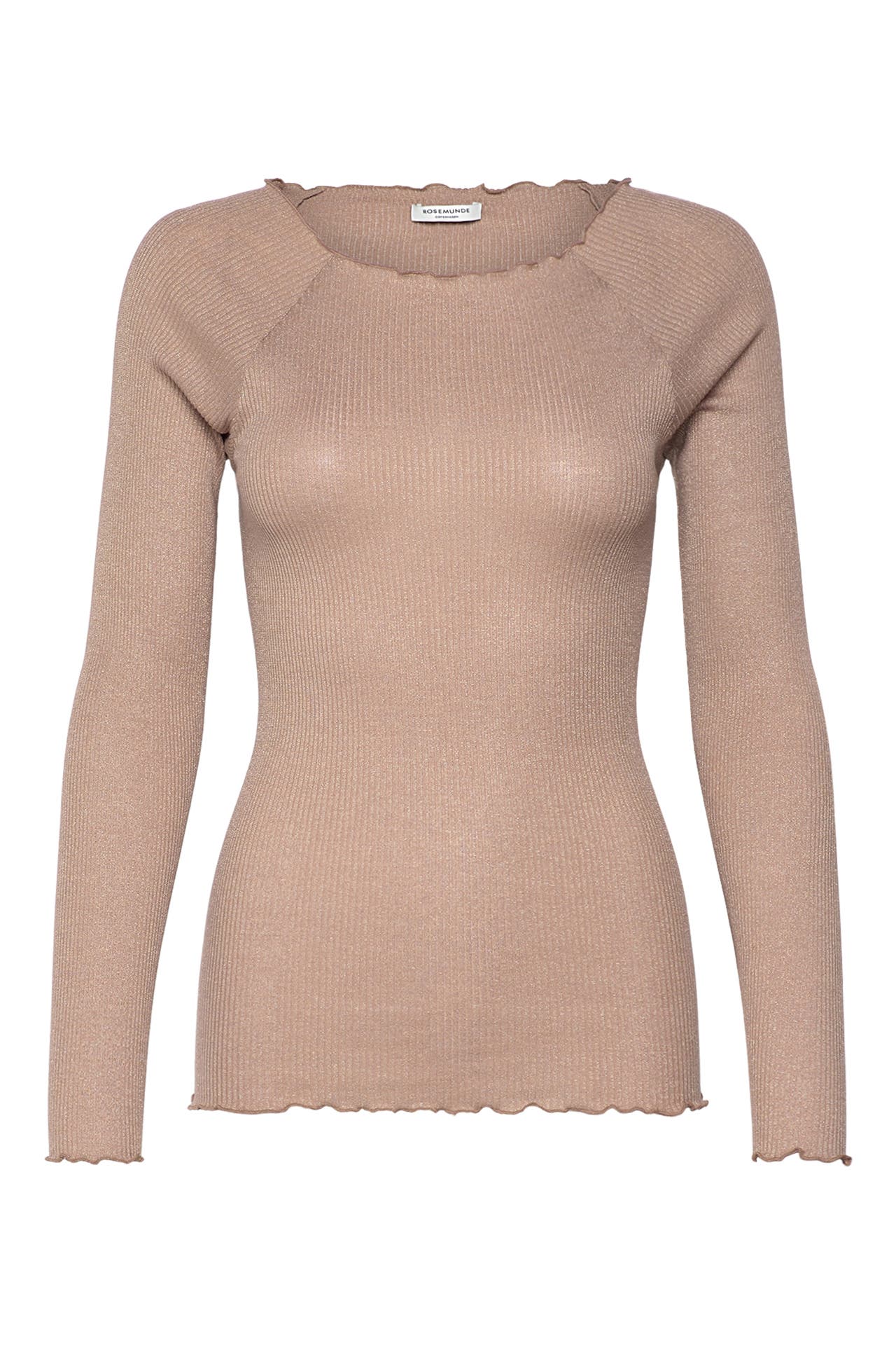 ROSEMUNDE Seidenmix-Longsleeve hellbraun, Bild 1