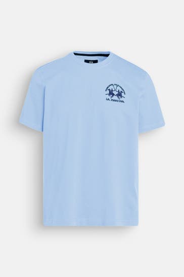 LA MARTINA T-Shirt taubenblau