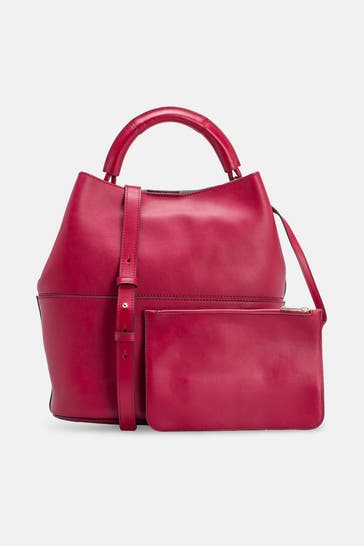 FURLA Bucket Bag 'Sfera S' kirschrot