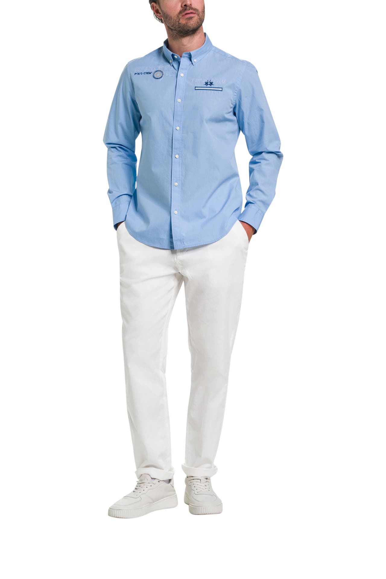 LA MARTINA Casual-Hemd hellblau, Bild 1