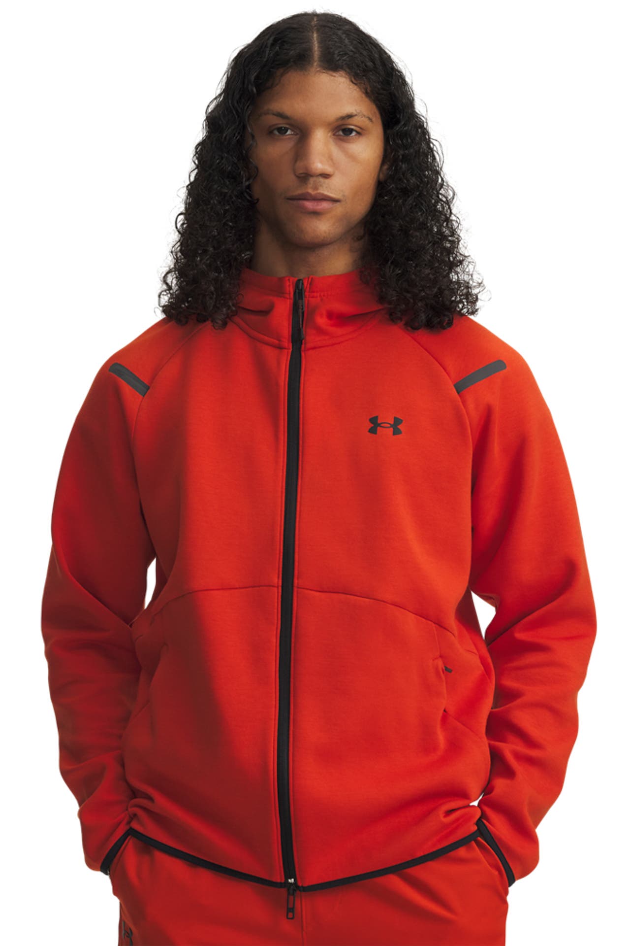 UNDER ARMOUR Trainingsjacke 'Unstoppable' orangerot, Bild 1