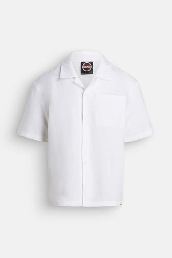 COLMAR Leinenmix-Hemd weiß