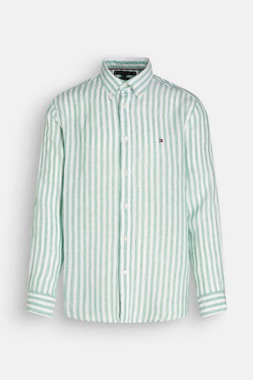 TOMMY HILFIGER Leinenhemd 'Essential' Regular Fit