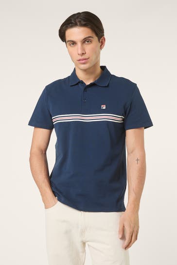 FILA Polo-Shirt 'Diecimo' dunkelblau