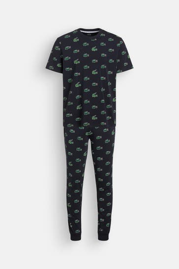 LACOSTE Pyjama gemustert
