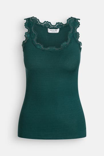 ROSEMUNDE Seidenmix-Top 'Babette' smaragdgrün