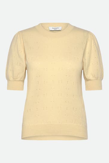 ROSEMUNDE Kaschmirmix-Shirt 'Laica' hellgelb