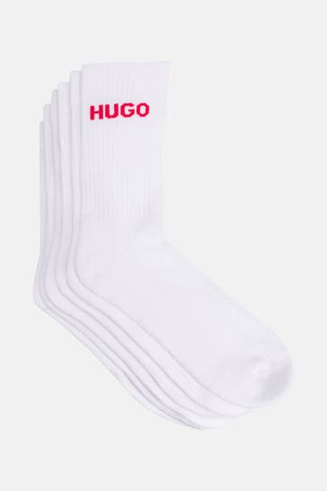 HUGO 6er-Pack Socken weiß