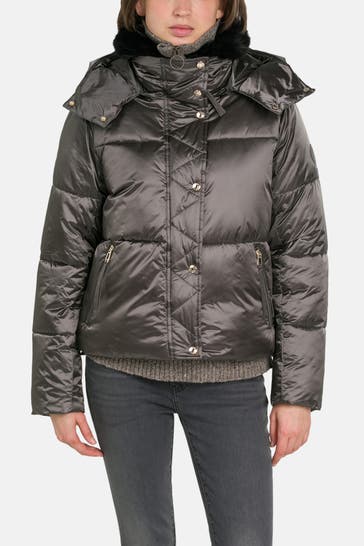JOOP! Steppjacke 'Ozma' dunkelbraun