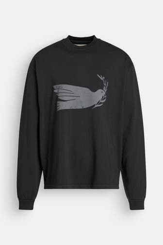 ROUGH. Sweatshirt 'Flying Bird' schwarz