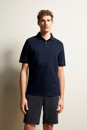 BUGATTI Polo-Shirt gestreift