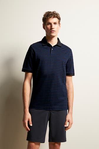 BUGATTI Polo-Shirt gestreift