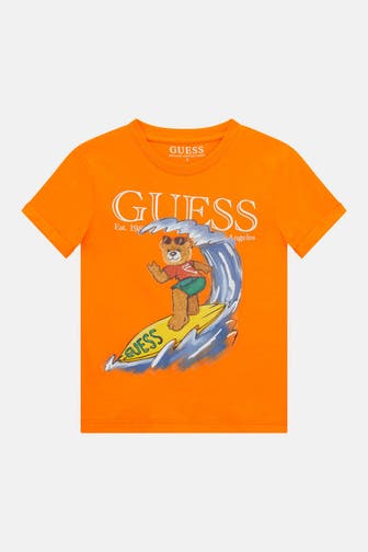 GUESS T-Shirt neonorange