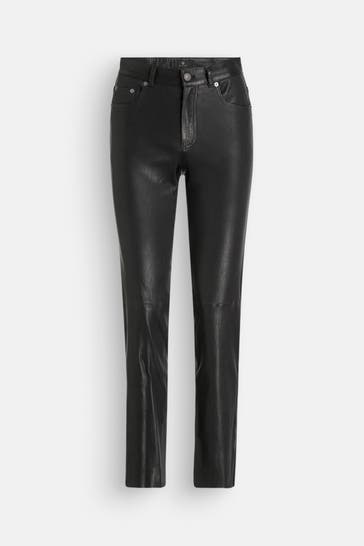 BELSTAFF Lederhose 'Larchmont' schwarz