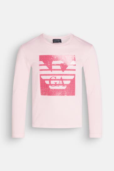 EMPORIO ARMANI Langarmshirt rosa