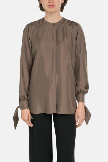 RIANI Seidenbluse braun
