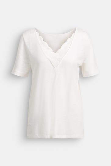 ROSEMUNDE Strickshirt 'Amina' weiß