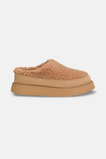 INUIKII Mules 'Curly Micro' camel