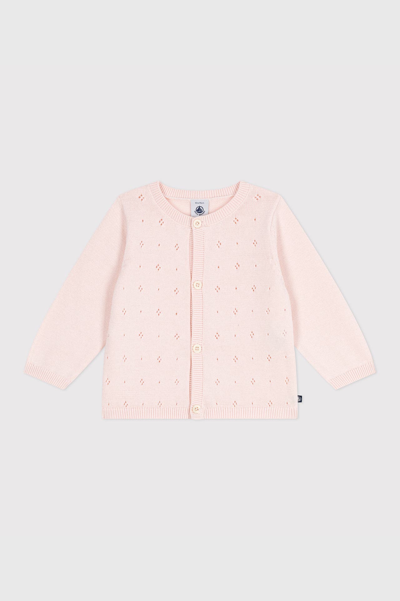 PETIT BATEAU Strickjacke puderrosa, Bild 1