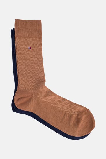 TOMMY HILFIGER 2er-Pack Strümpfe mehrfarbig